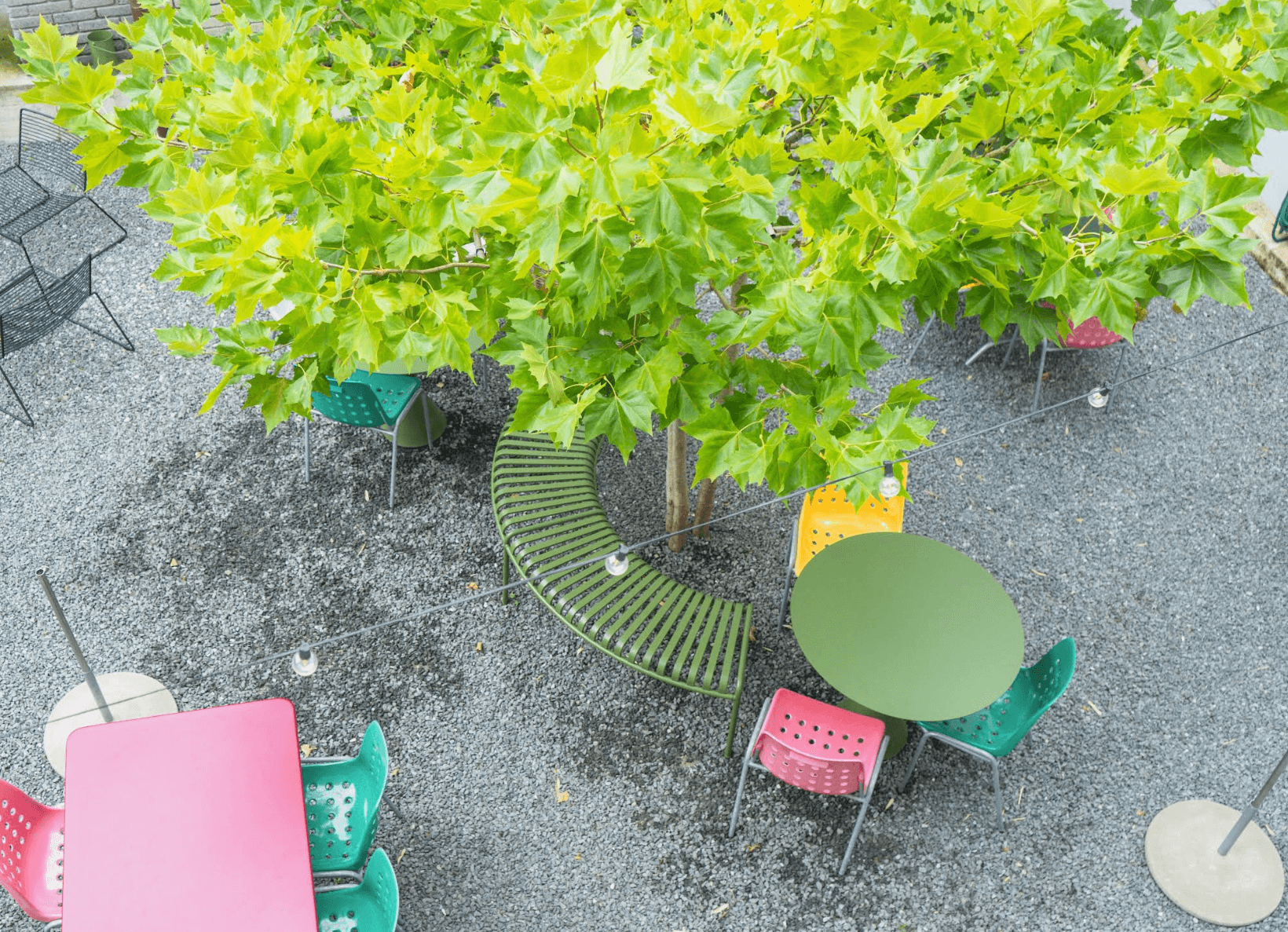 Elegant dining table setup
